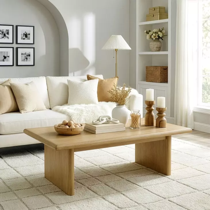 Halmstad Light Oak Rectangular Coffee Table