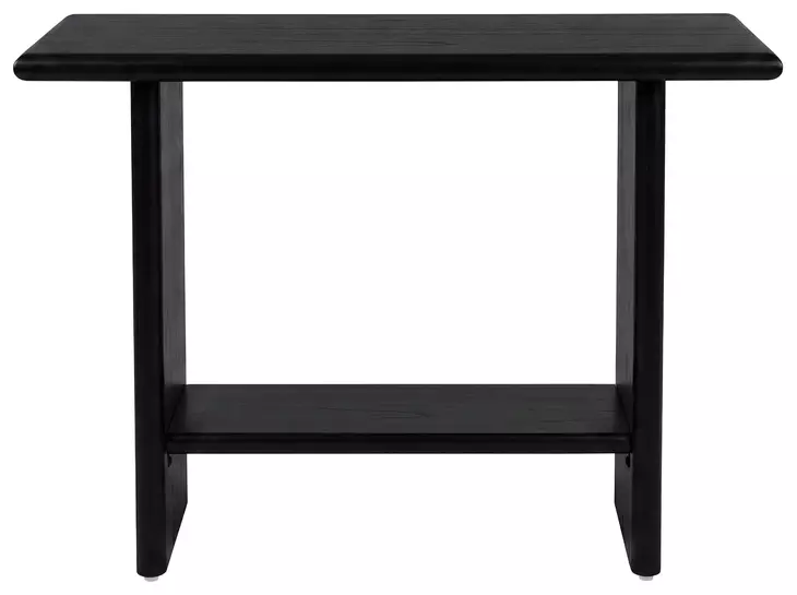 Halmstad Black Rectangular Console Table