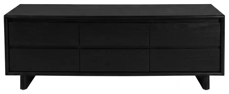 Halmstad Black 60" TV Stand