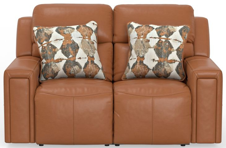 Arezzo Whiskey Zero Gravity Power Reclining Loveseat with Power Headrest