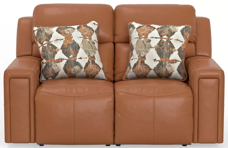 Arezzo Whiskey Zero Gravity Power Reclining 62" Loveseat with Power Headrest