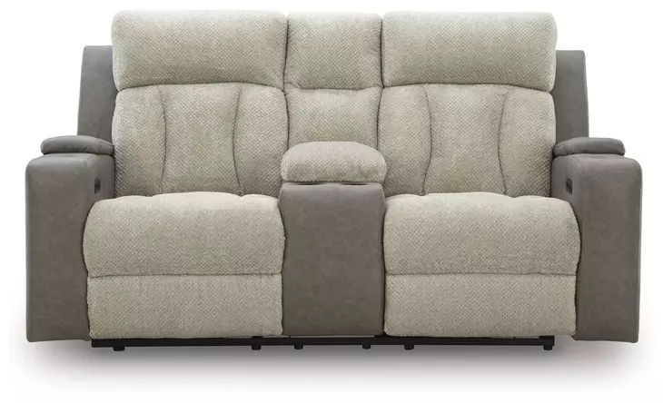 Point Clear Sisal 76" Power Reclining Loveseat with USB Charging