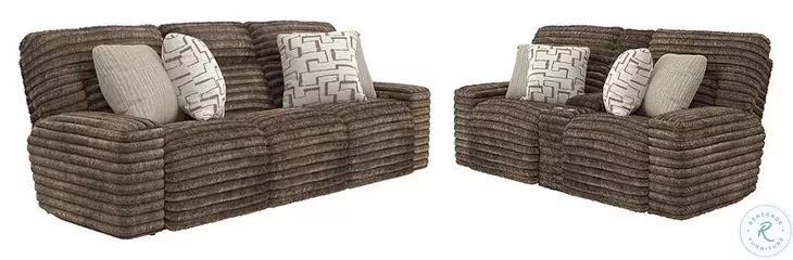Lynx Mocha Zero Gravity Power Reclining Living Room Set