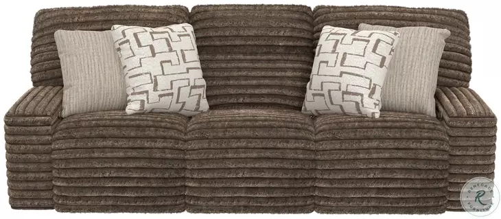 Lynx Mocha Zero Gravity Power Reclining 101" Sofa