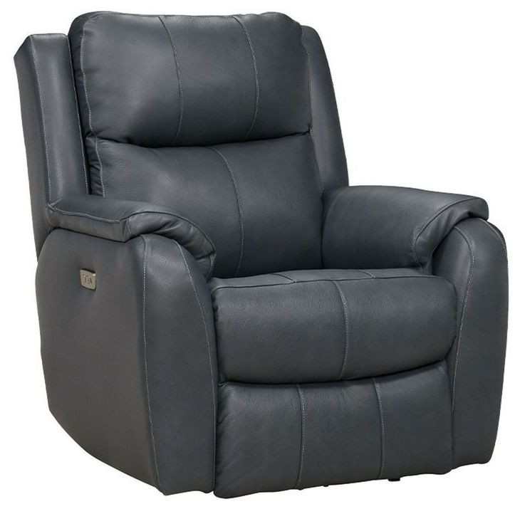 Marquis Horizon Leather Wall Hugger Power Recliner with USB Charging