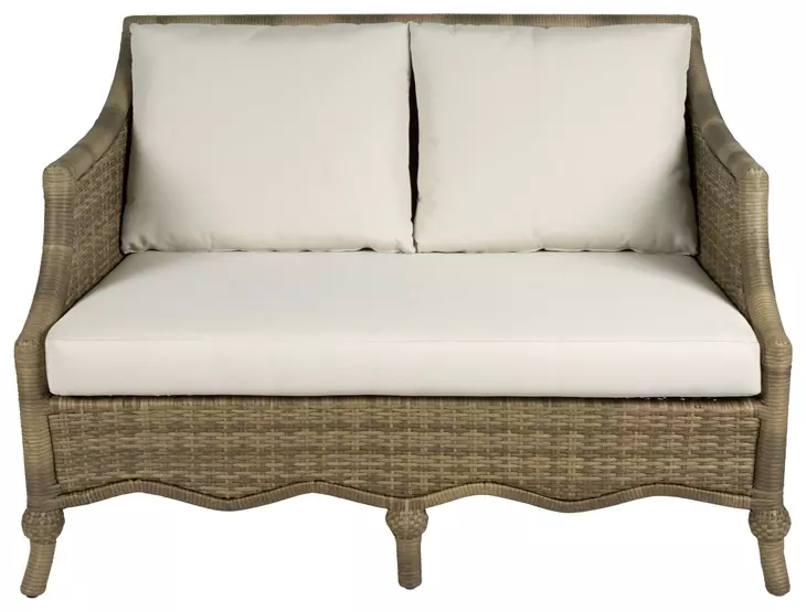 Scarlett Milk Chocolate Outdoor 53" Loveseat