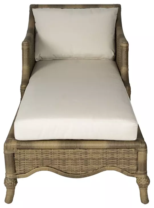 Scarlett Milk Chocolate Outdoor 64" Chaise Lounge
