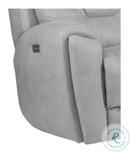 Point Break Graystone Zero Gravity Triple Power Recliner with USB Charging