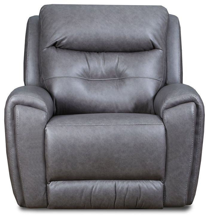 Point Break True Grit Greystone Power Wall Hugger Recliner with Power Headrest and Lumbar