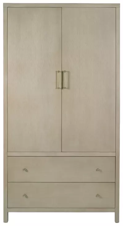 Nora Antique Taupe 2 Drawer Armoire