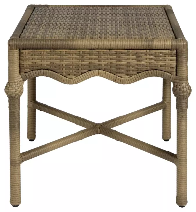 Scarlett Chocolate Outdoor Square End Table