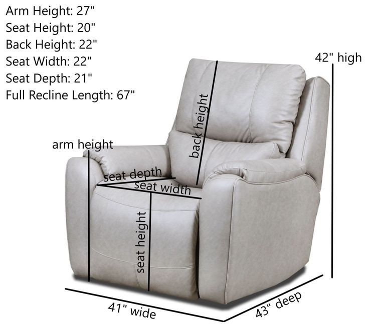 Westchester Platinum Rocker Recliner with USB Charging