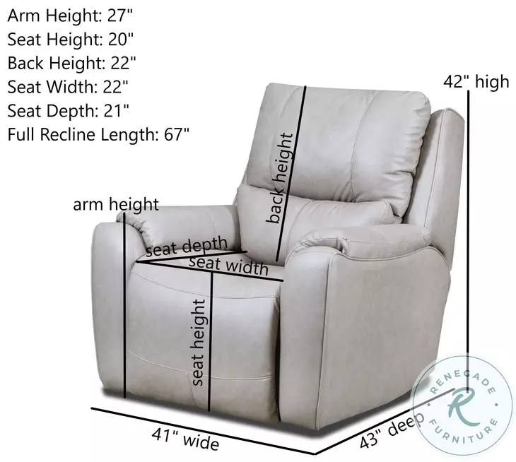 Westchester True Grit Platinum Zero Gravity Power Headrest Recliner