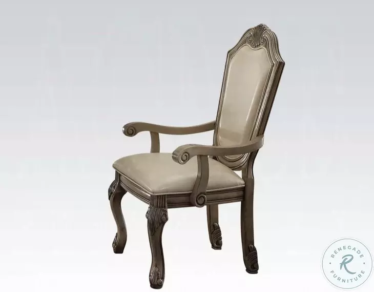 Chateau de Ville Antique White Extendable Rectangular Dining Room Set