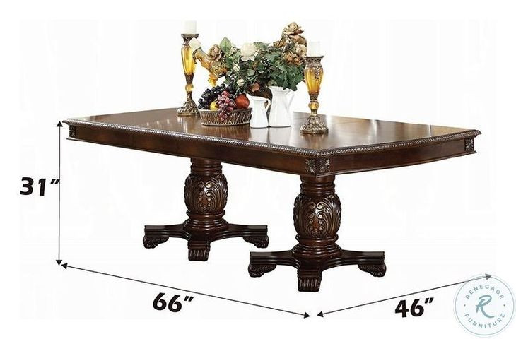 Chateau De Ville Espresso 96" Extendable Rectangular Dining Table