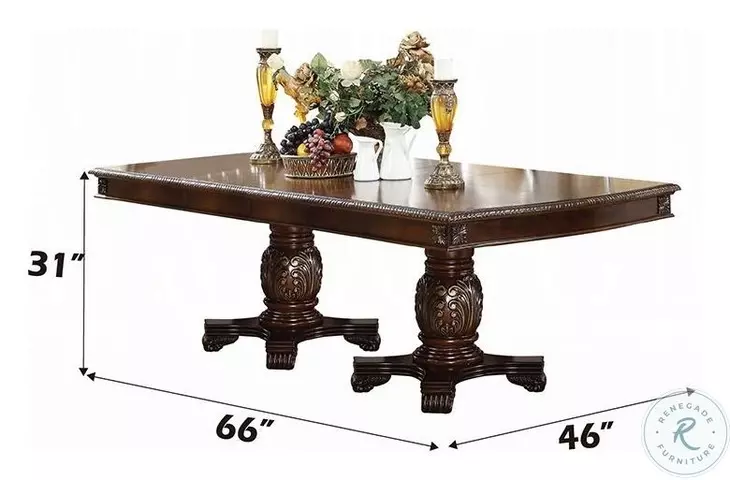 Chateau De Ville Espresso Extendable Rectangular Dining Table