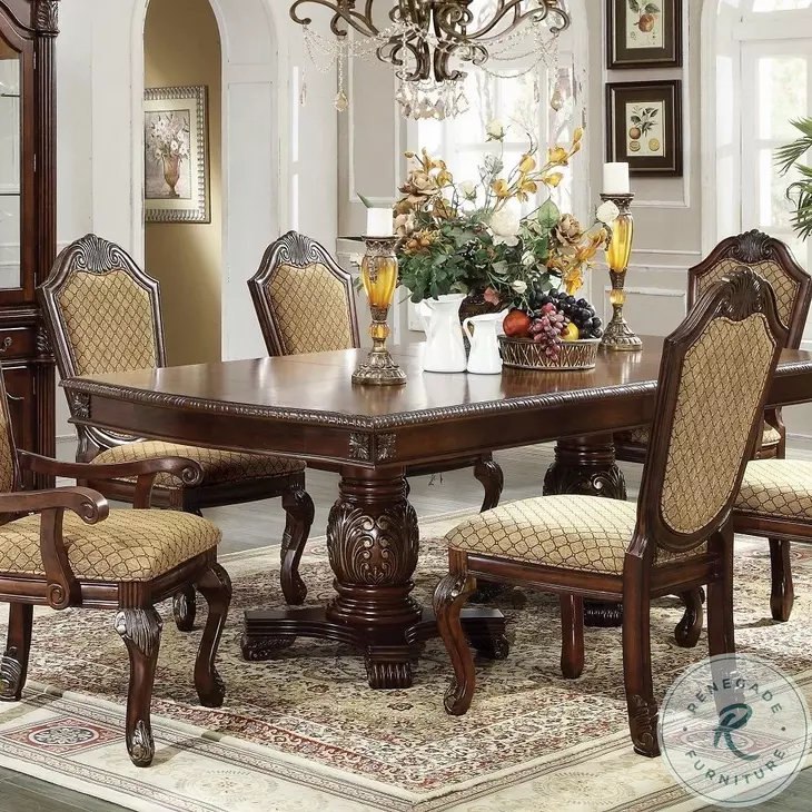 Chateau De Ville Espresso Extendable Rectangular Dining Table