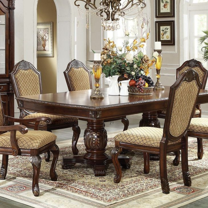 Chateau De Ville Espresso Extendable Rectangular Dining Room Set