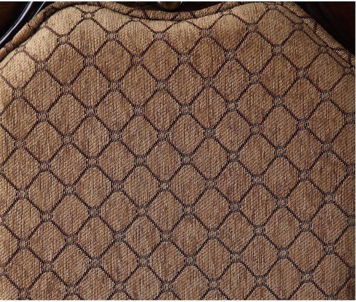 Chateau De Ville Brown Upholstered Arm Chair Set of 2