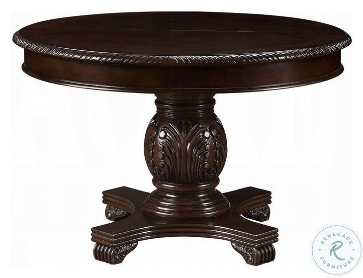 Chateau De Ville Espresso 66" Extendable Oval Dining Table