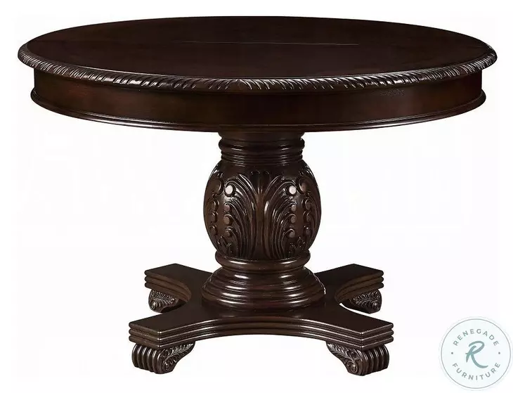 Chateau De Ville Espresso 66" Extendable Oval Dining Table