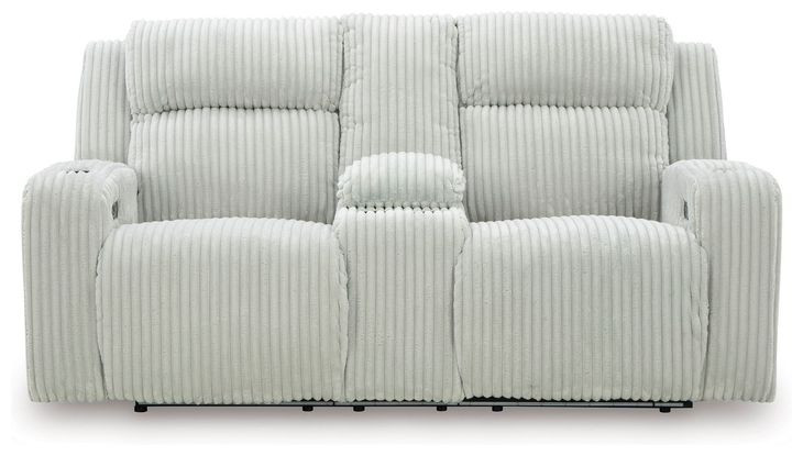 Broad Cove Alloy 78" Zero Gravity Power Reclining Loveseat with USB Charging and LED