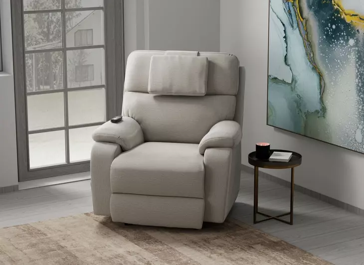 Dreamtime Beach Performance Fabric Zero Gravity Power Recliner with USB Charging