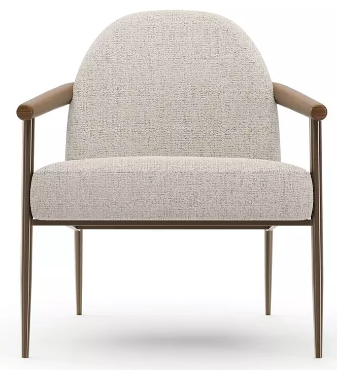 Altura Oatmeal Performance Fabric Upholstered Lounge Chair