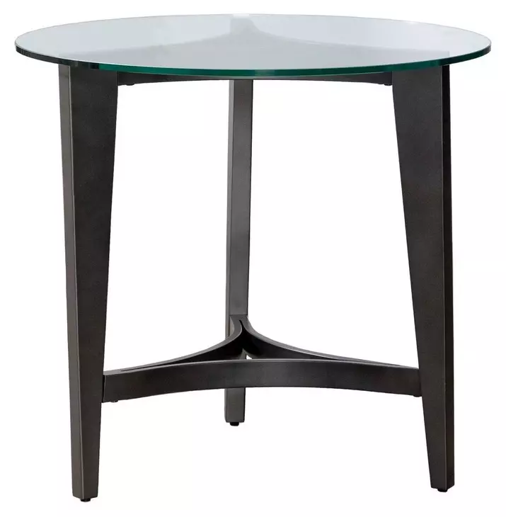 Verano Espresso Round End Table