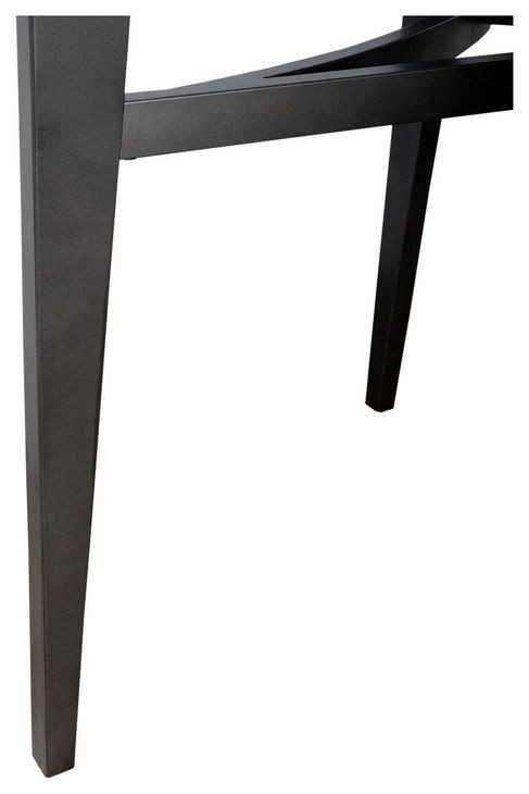 Capri Espresso Demilune Glass Top Sofa Table