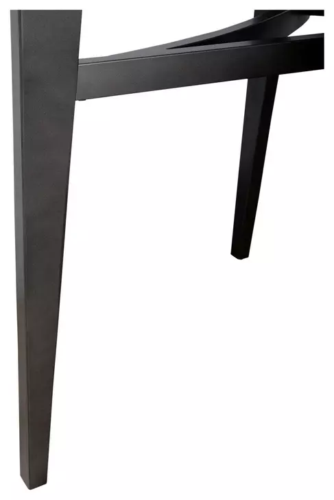 Verano Espresso Demilune Glass Top Sofa Table