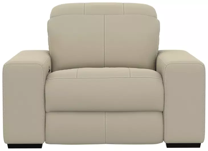 Ferrara Smoke Leather Zero Gravity Power Recliner with Power Headrest and USB Charging