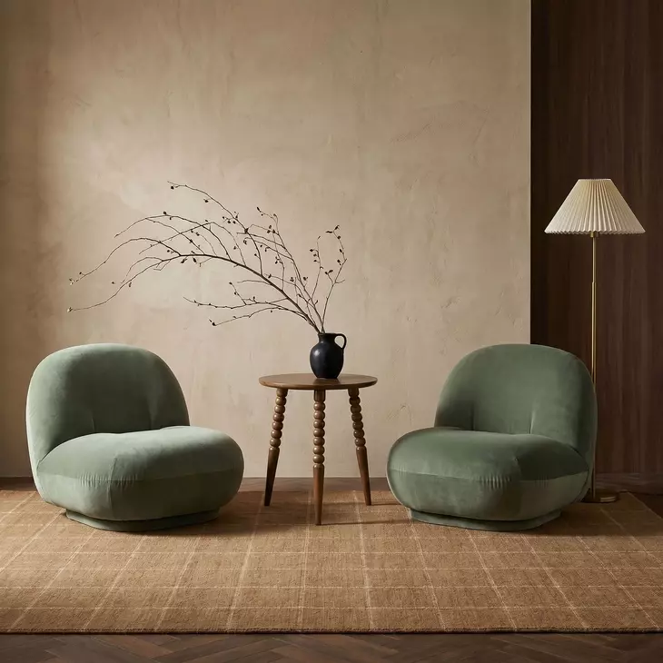 Fluornoy Artifacts Round End Table