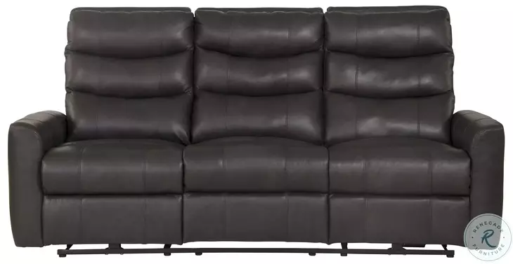 Bosa Charcoal Power Reclining 81" Sofa
