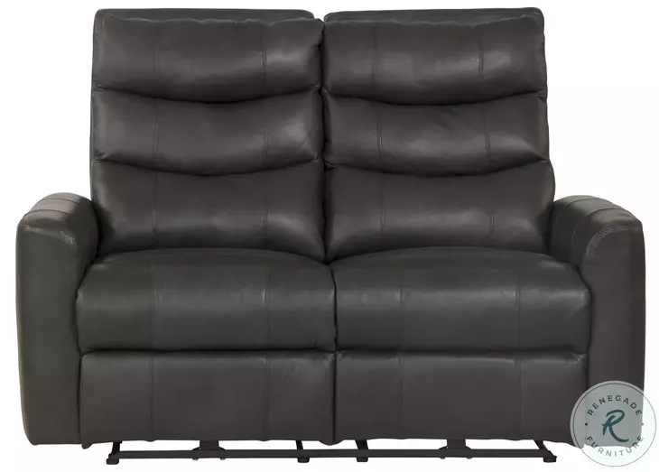 Bosa Charcoal Power Reclining 57" Loveseat