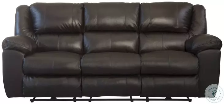 Transformer II Chocolate Ultimate Power Reclining 90" Sofa
