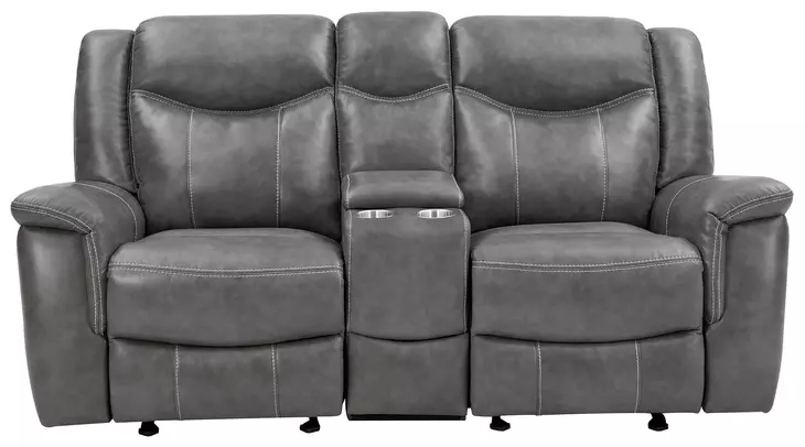 Conrad Gray 77" Reclining Loveseat