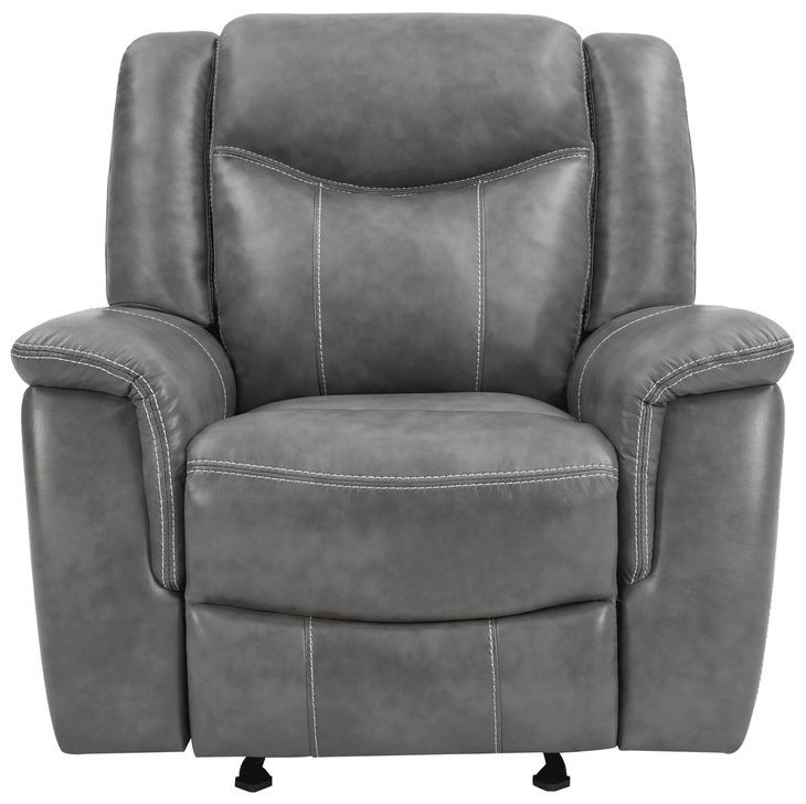 Conrad Gray Glider Recliner