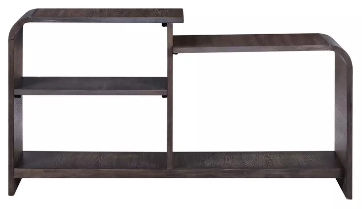 Fresh Angles Espresso Rectangular Sofa Table