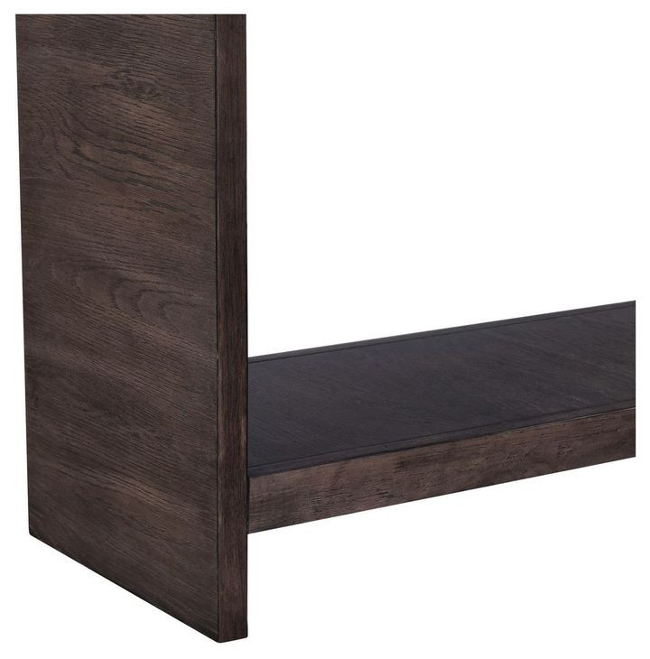 Fresh Angles Espresso Rectangular Sofa Table