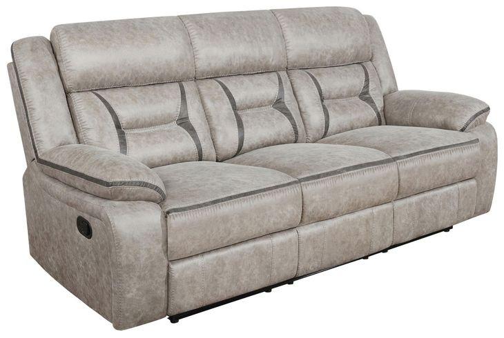Greer Taupe Reclining Sofa