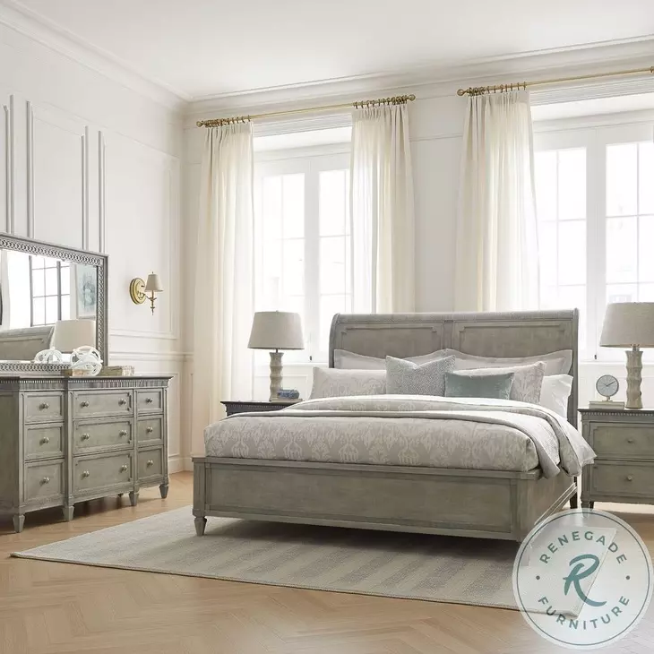 Bellagio Clara Versaille Queen Sleigh Bed