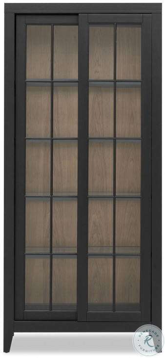 Todays Tradition Blacksmith Sliding Door Display Cabinet