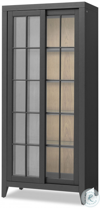 Todays Tradition Blacksmith Sliding Door Display Cabinet