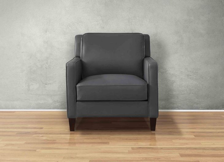 Arden Quartz Leather Upholstered Accent Chair