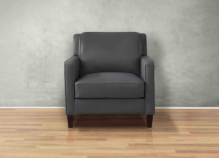 Arden Quartz Leather Upholstered Accent Chair
