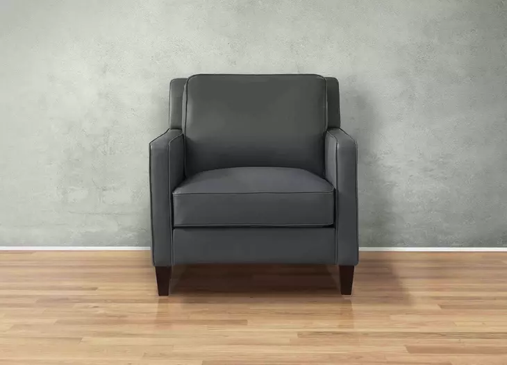 Arden Quartz Leather Upholstered Accent Chair