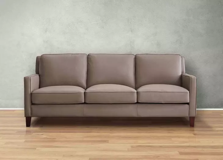 Arden Taupe Leather Living Room Set