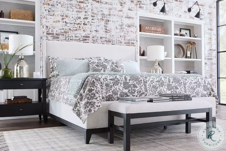 Todays Tradition Blacksmith King Upholstered Panel Bed