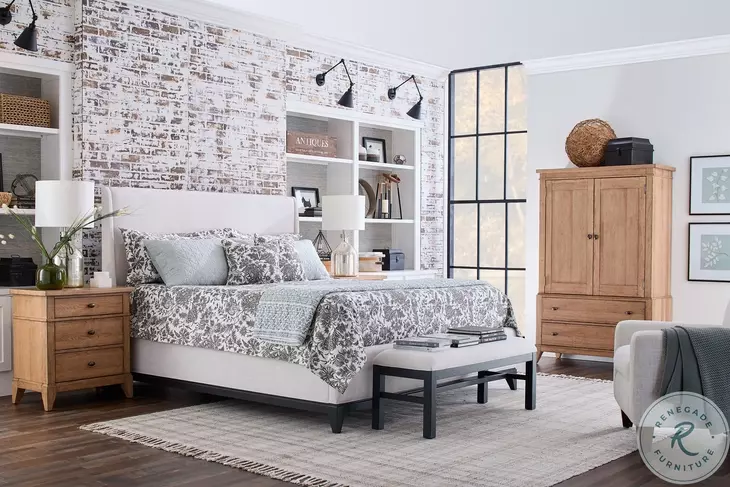 Todays Tradition Blacksmith King Upholstered Panel Bed